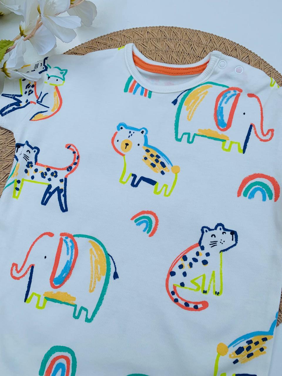 George Colorful Romper