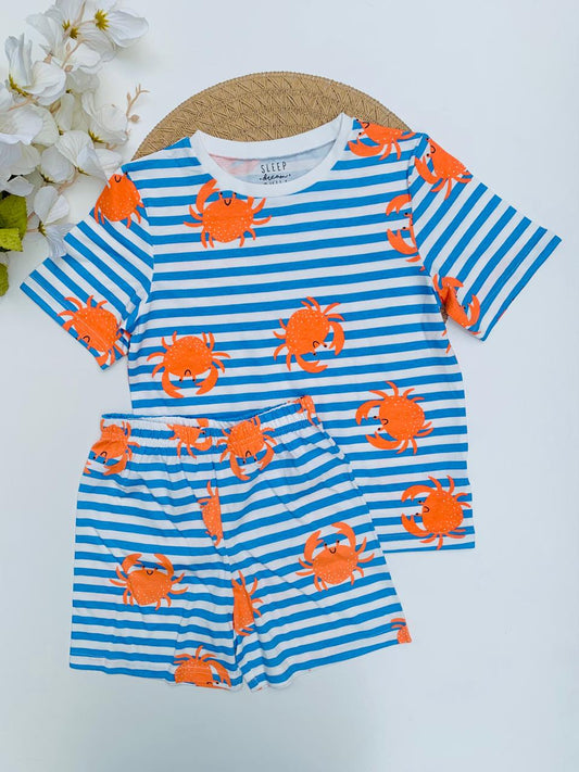 Tu Clothing Crabs Shirt & Shorts Set