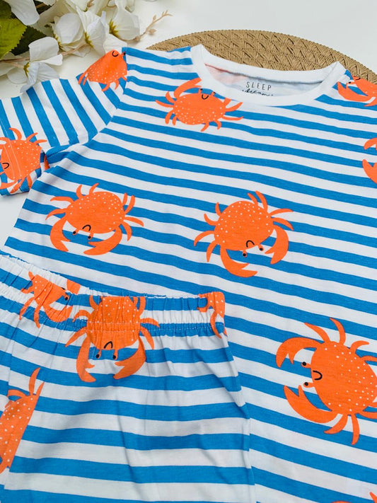 Tu Clothing Crabs Shirt & Shorts Set