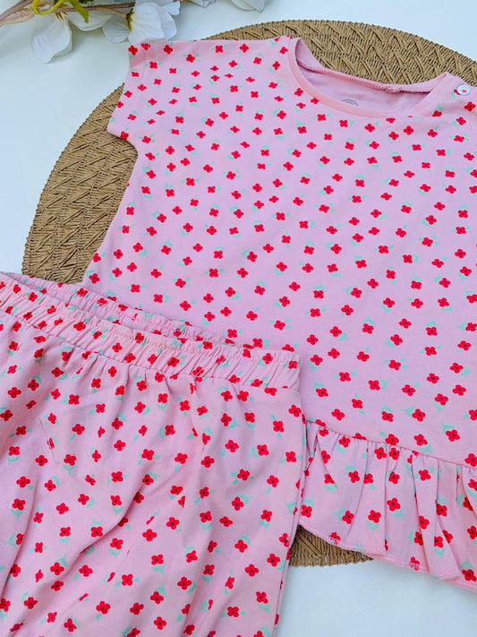 Next Floral Frock with Shorts Set