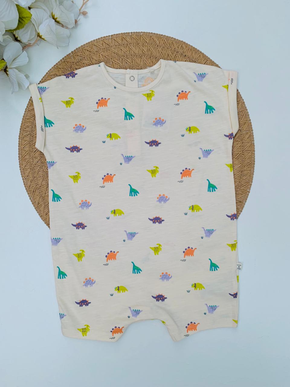 Next Dino Print Romper