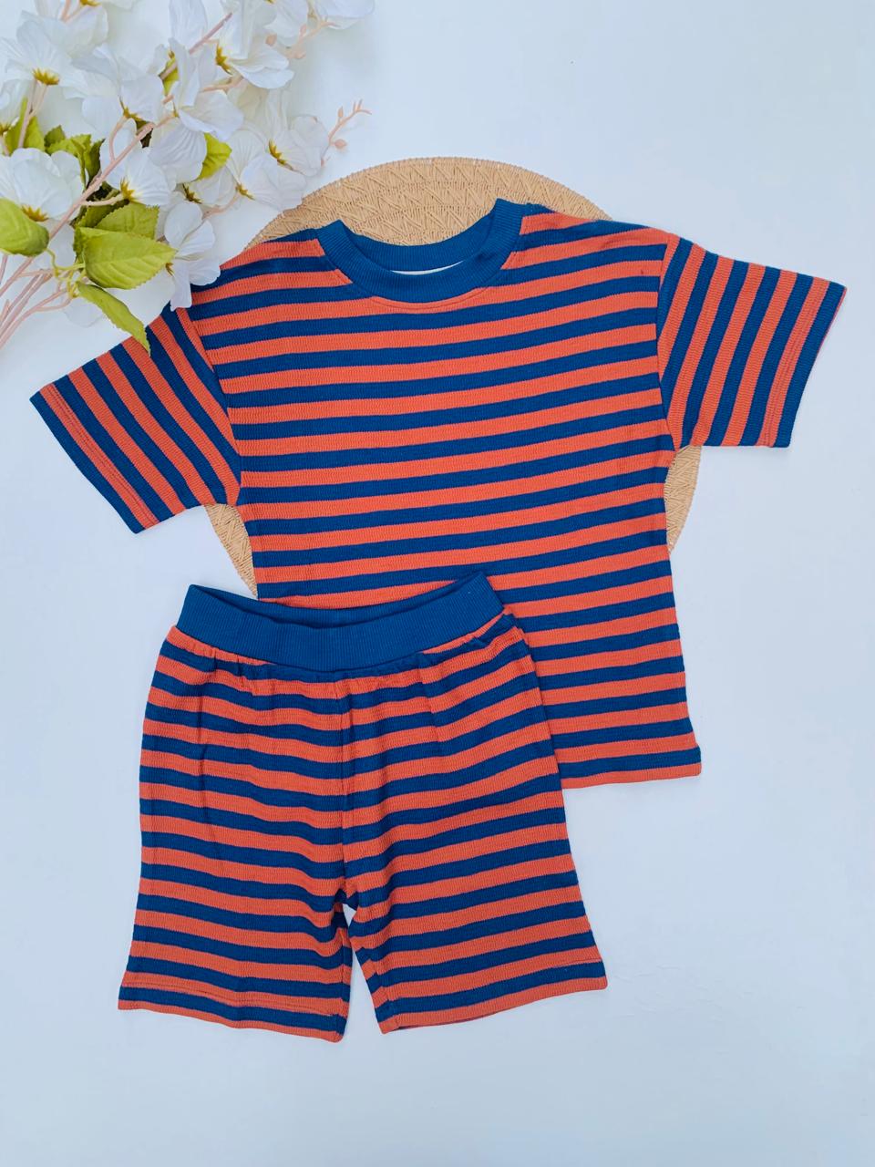 Next Striped Shirt & Shorts Set