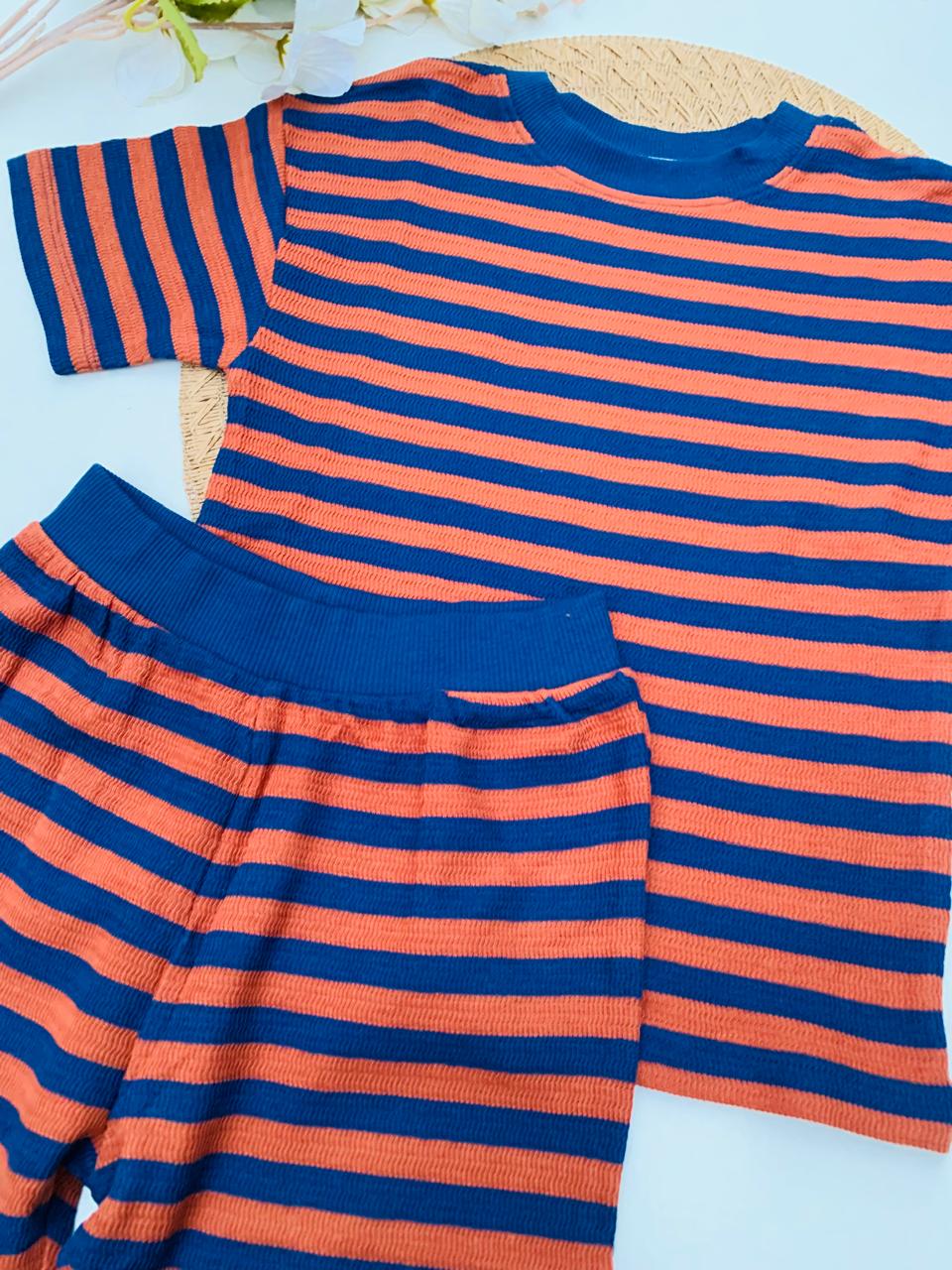 Next Striped Shirt & Shorts Set