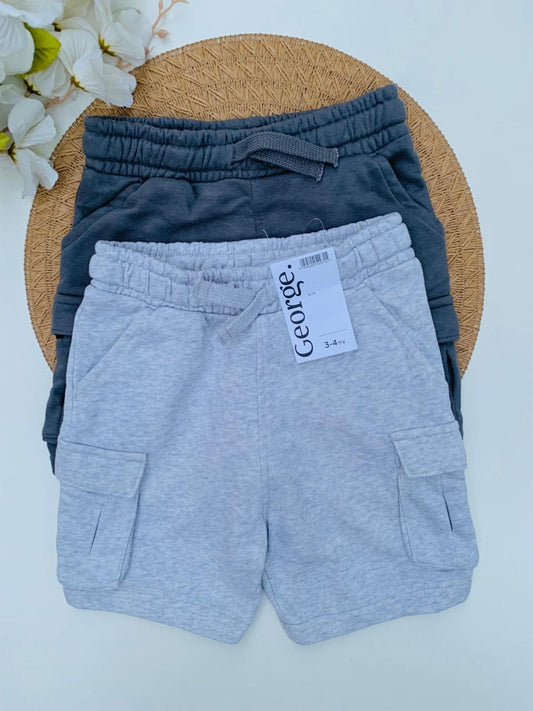 George Pack Of 2 Cargo Shorts