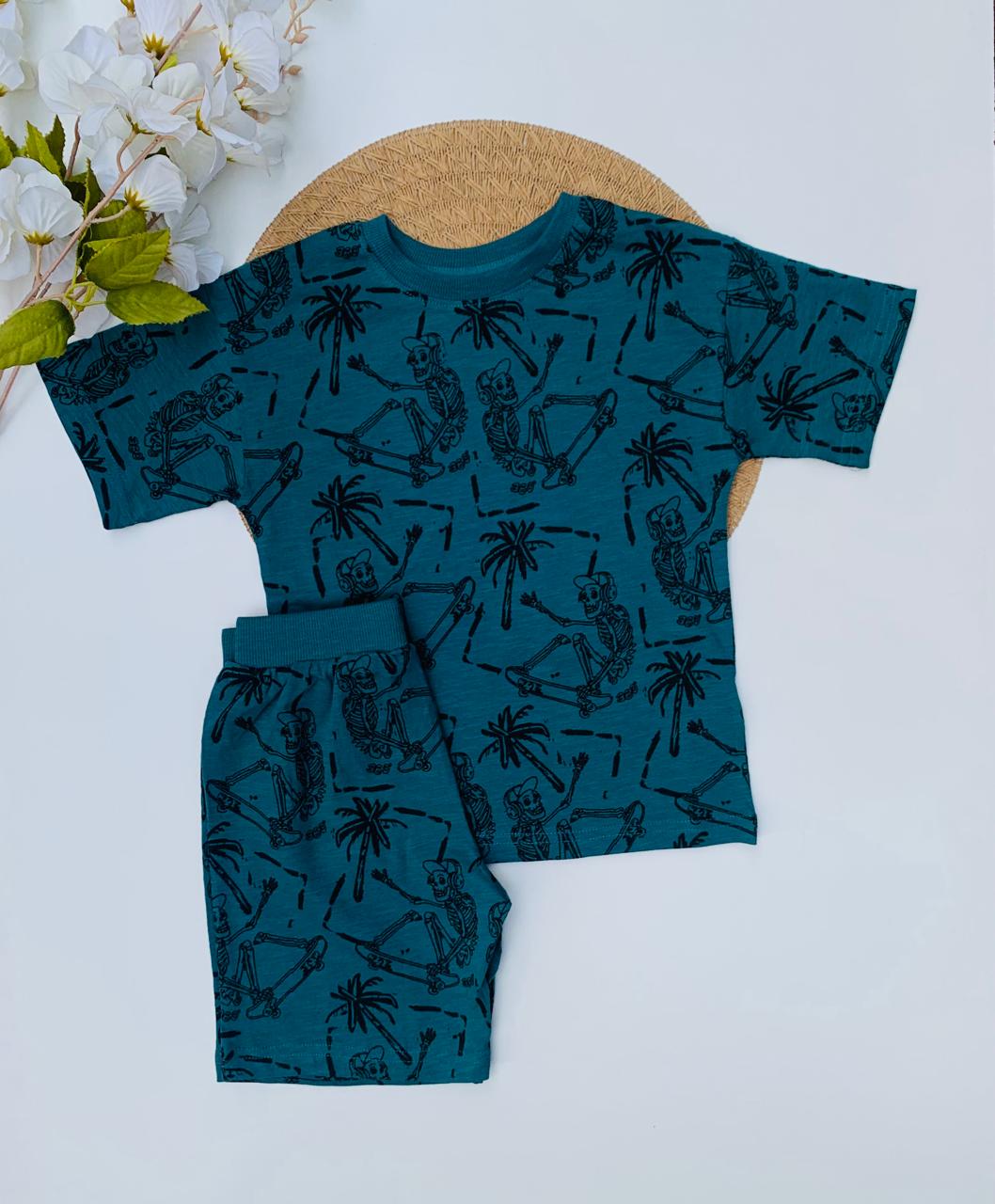 Next Tropical Shirt & Short Set