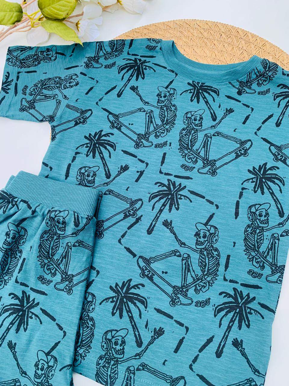 Next Tropical Shirt & Short Set