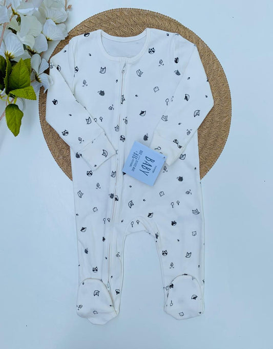 George Zipped Sleepsuit