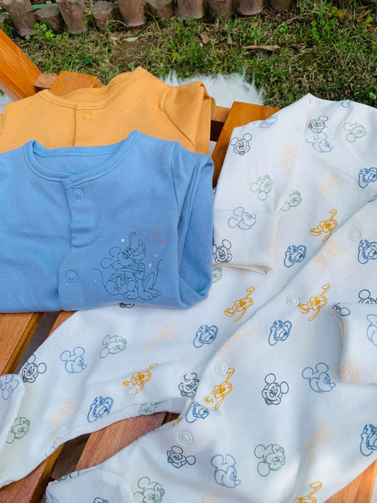 George Pack of 3 Sleepsuits