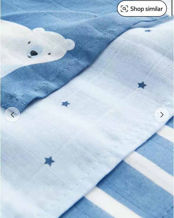 Tu Clothing Pack of 3 Muslin Squares