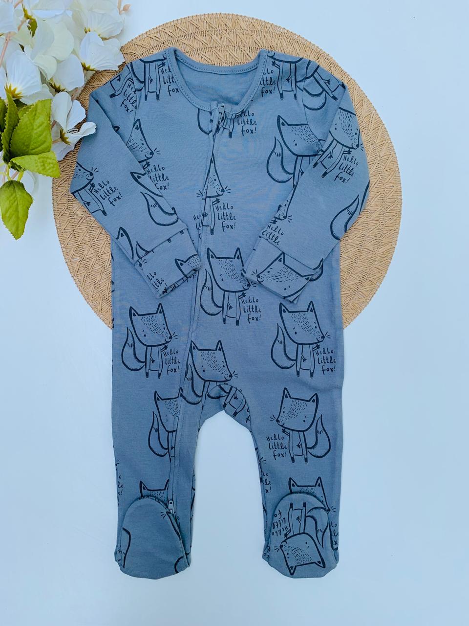 George "Hello Little Fox" Sleepsuit