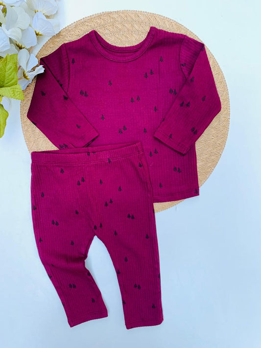 George Tree Print Shirt & Trouser Set