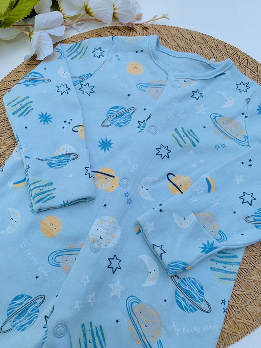 Tu Clothing Space Print Sleepsuit