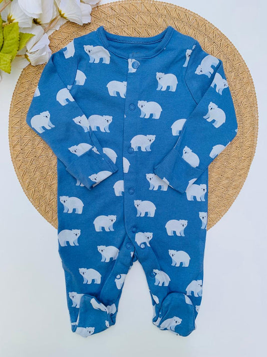 Tu Clothing Bear Print Sleepsuit