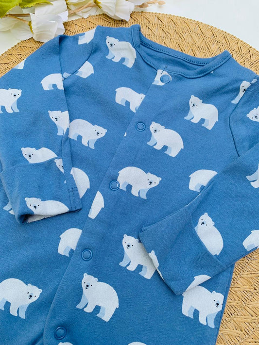 Tu Clothing Bear Print Sleepsuit