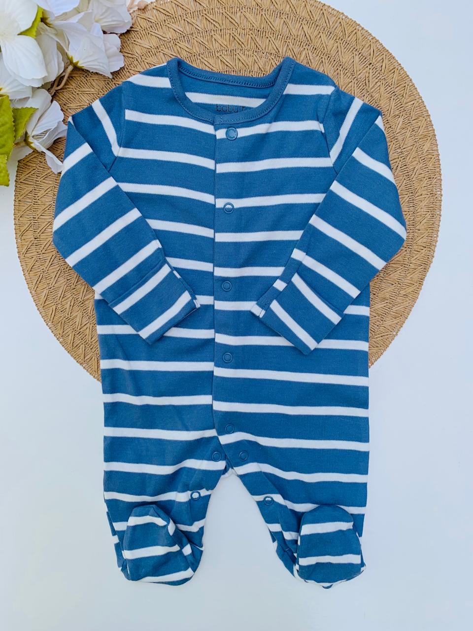 Tu Clothing Striped Sleepsuit