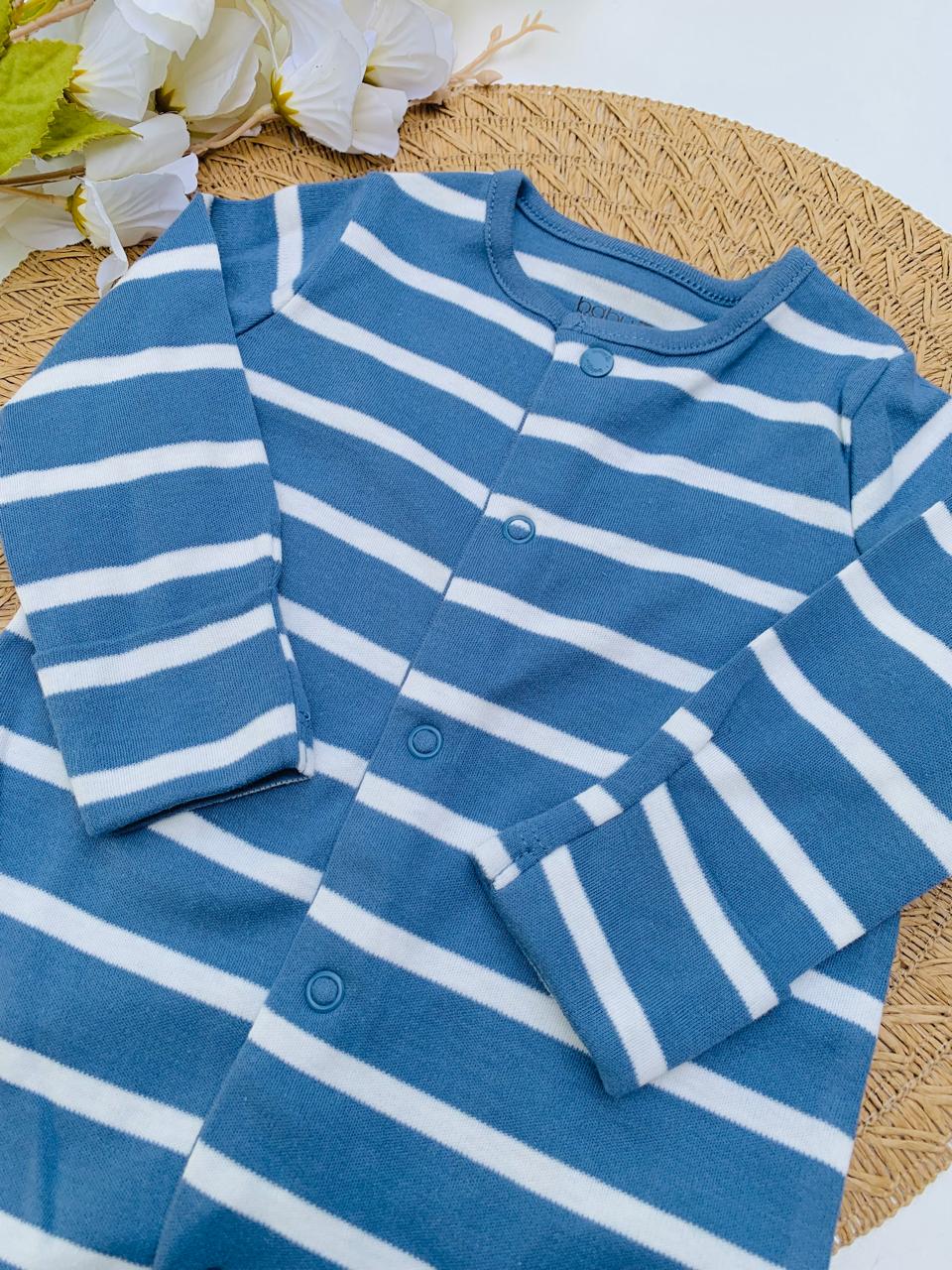 Tu Clothing Striped Sleepsuit