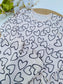 George Heart Print Frock with tights Set