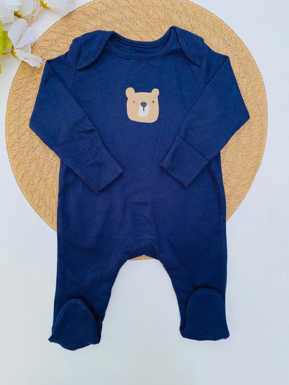 George Bear Face Sleepsuit