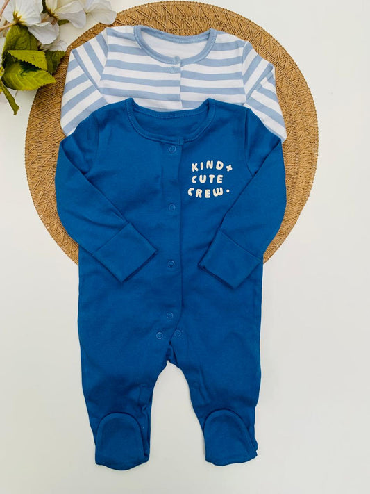 George pack of 2 Sleepsuits