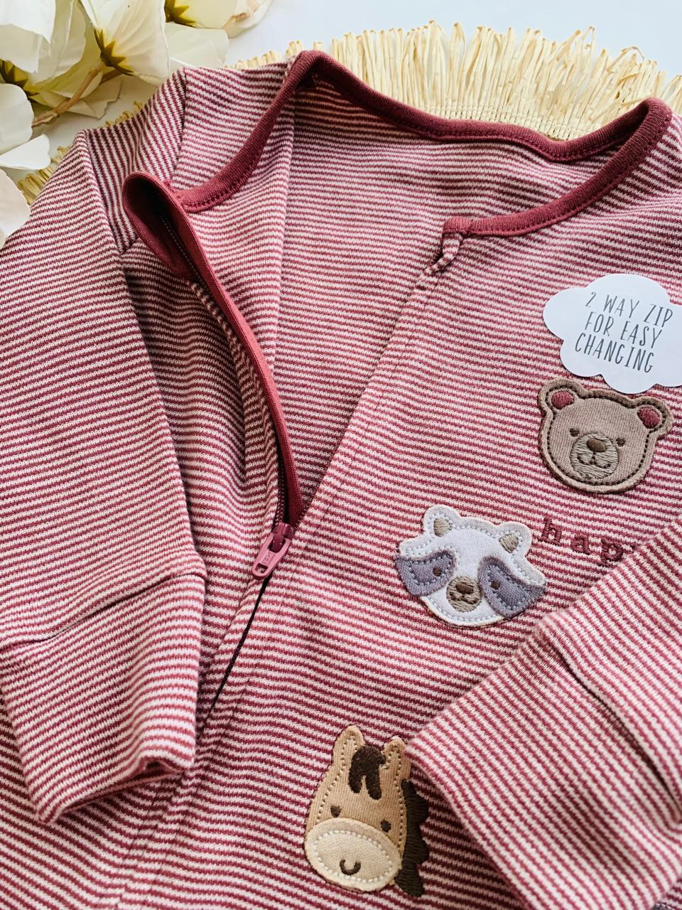 George Appliquéd Sleepsuit