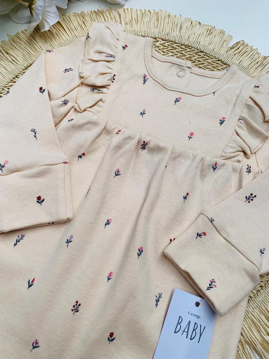 George Frill Pointelle Sleepsuit