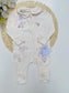 George Floral Embroidered Sleepsuit