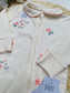 George Floral Embroidered Sleepsuit