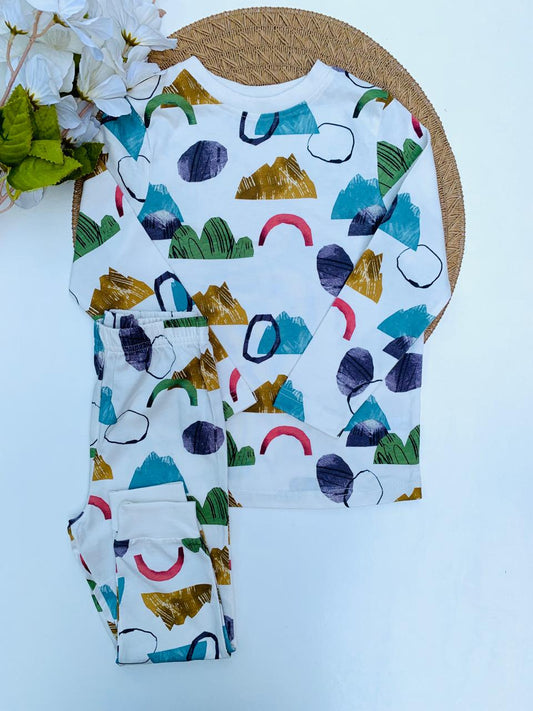 George Mountain Print Shirt & Trouser Set