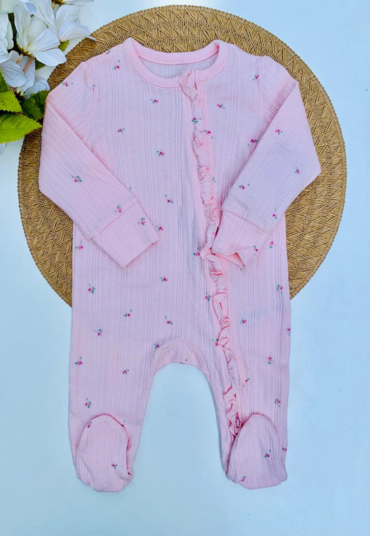 George Frill Zip Fasten Sleepsuit