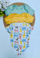 George Pack of 3 Bright Safari Short Sleeve Bodysuits