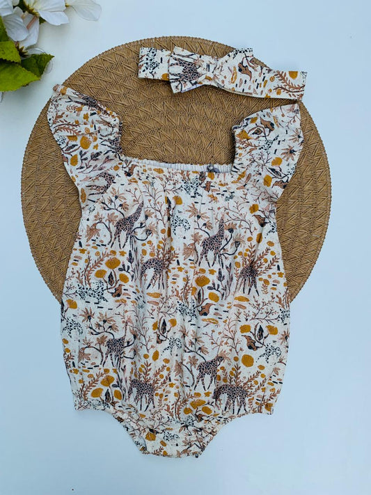 Tu Clothing Romper & Headband Set