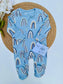 George Rainbow Print Sleepsuit