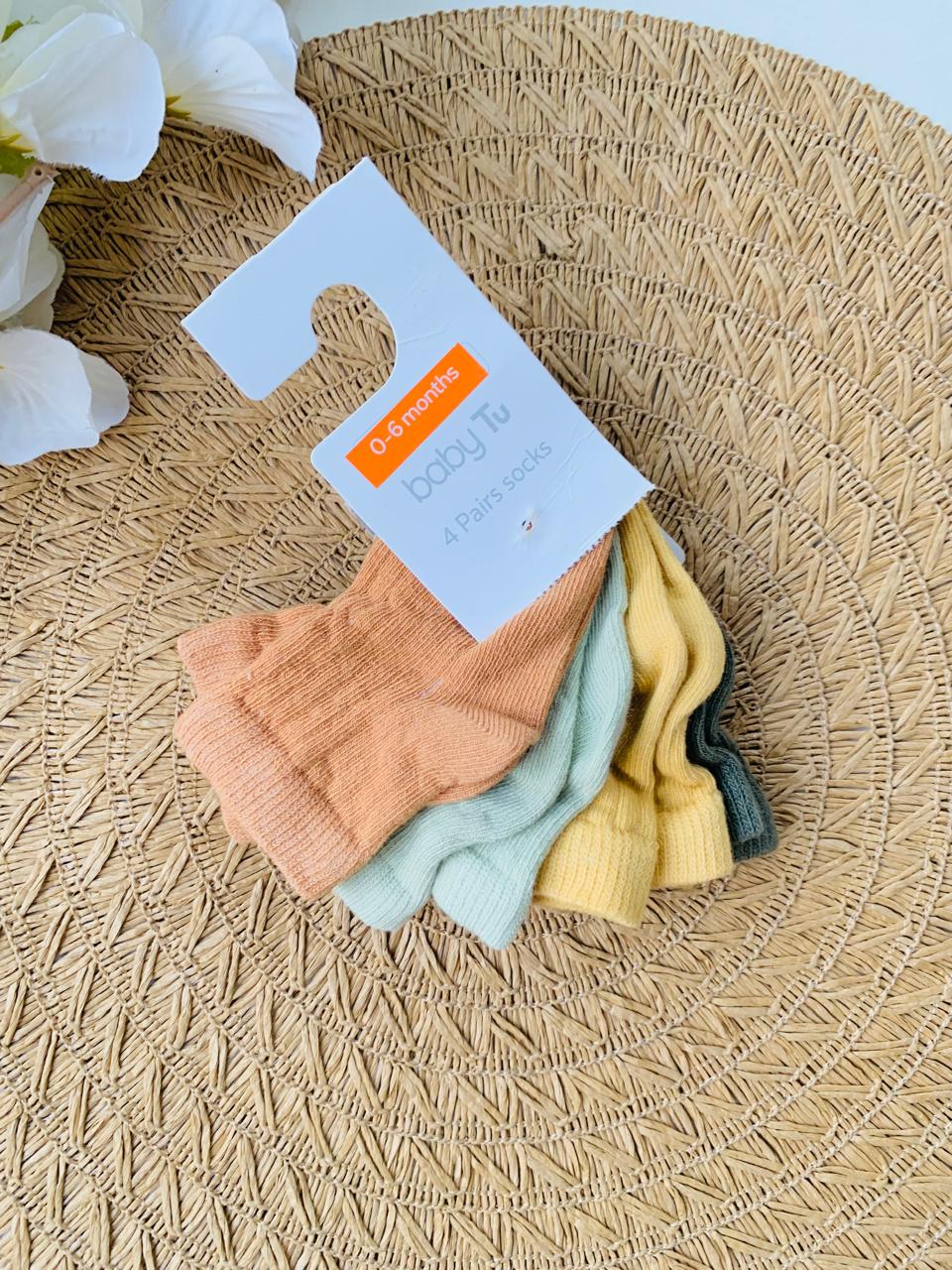 TU Clothing Pack of 4 Socks