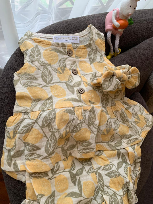 Lemon Print 3pc Set