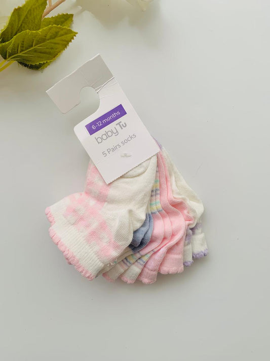 TU Clothing 5 Pairs of Socks (done)
