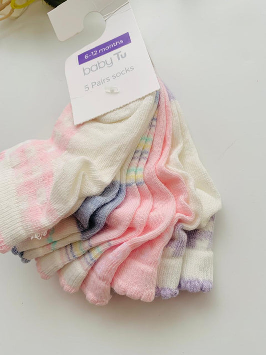 TU Clothing 5 Pairs of Socks (done)