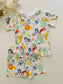George Safari Print Shirt and Short Set