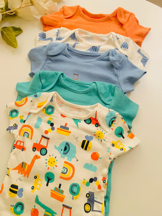 George Pack of 5 bodysuits