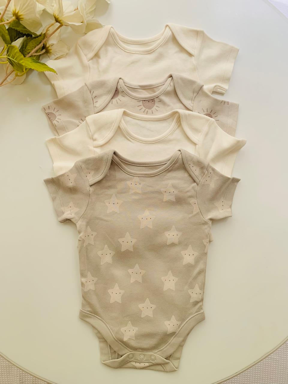 George Pack of 4 Bodysuits