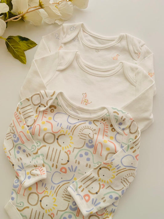 George Pack of 3 Bodysuits