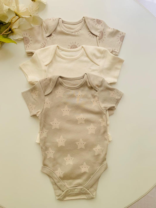 George Pack of 3 Bodysuits