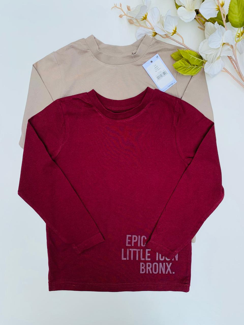 George Epic Days Pack of 2 Shirts