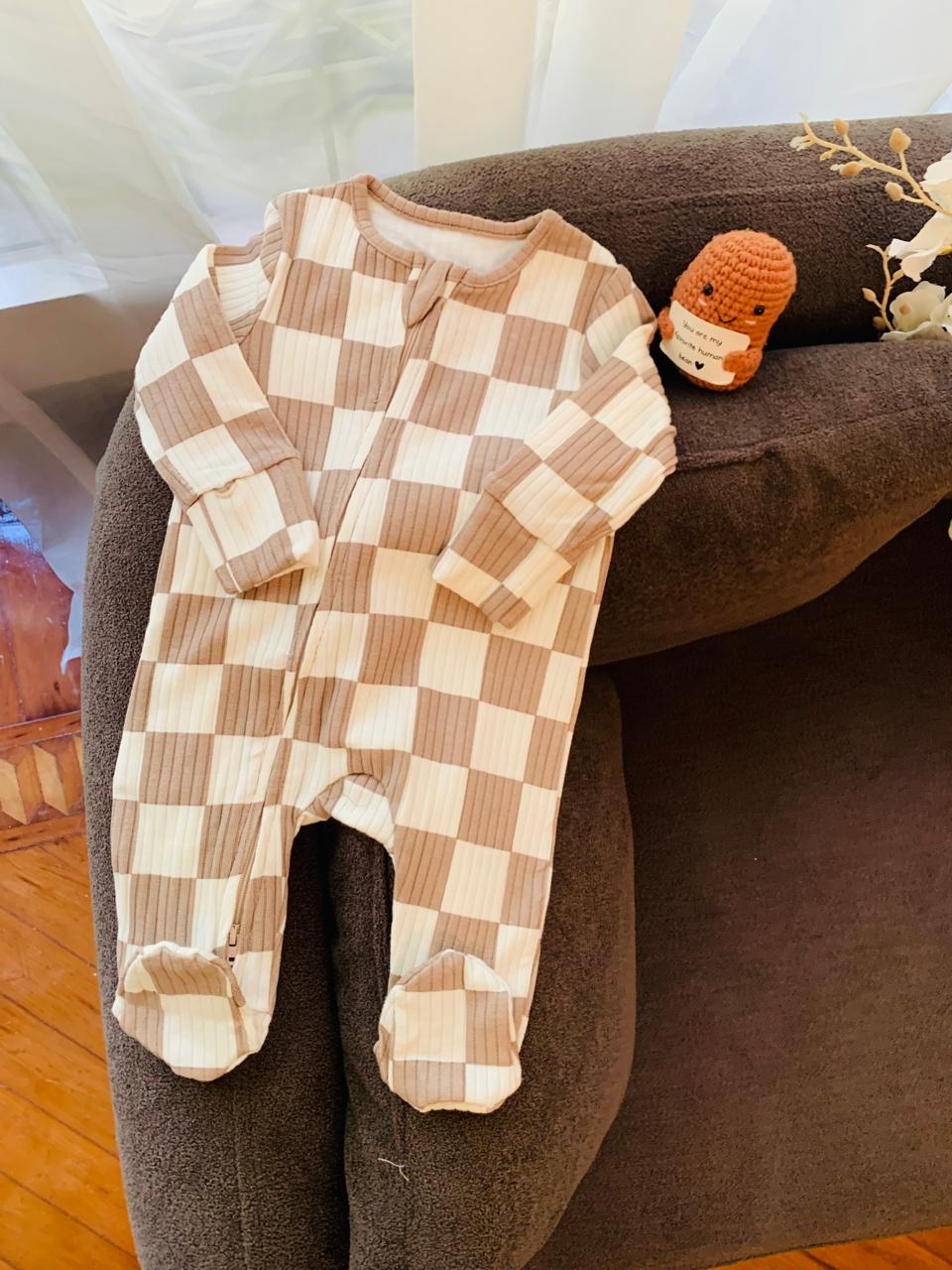 George Ribbed Sleepsuit