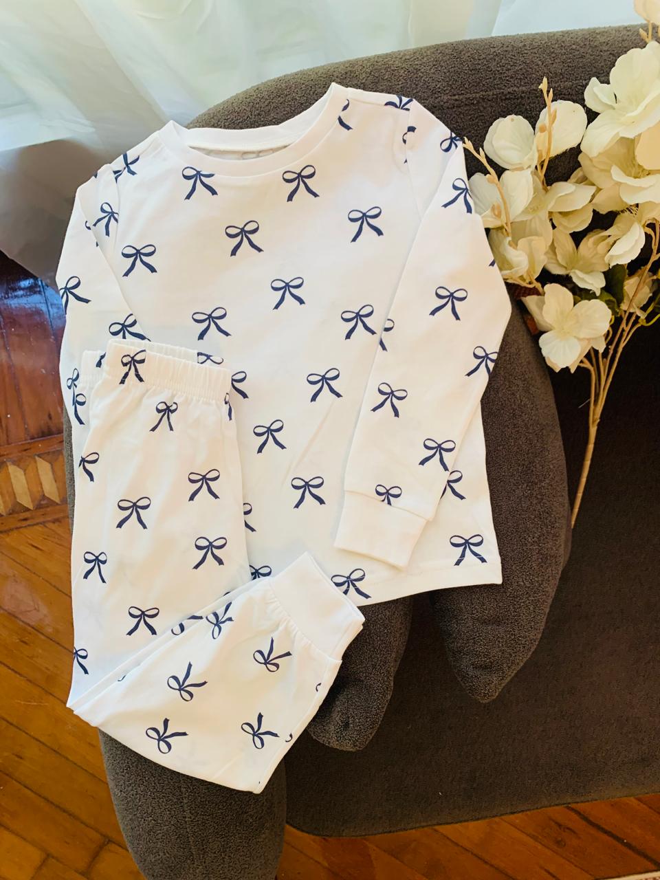 Tu Clothing Bow Print Shirt and Trouser Set
