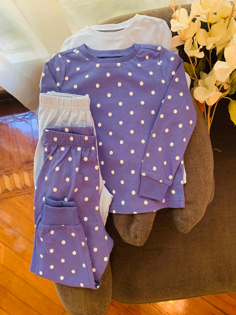 Tu Clothing polka dost Pack of 2 Shirt and Trouser Set