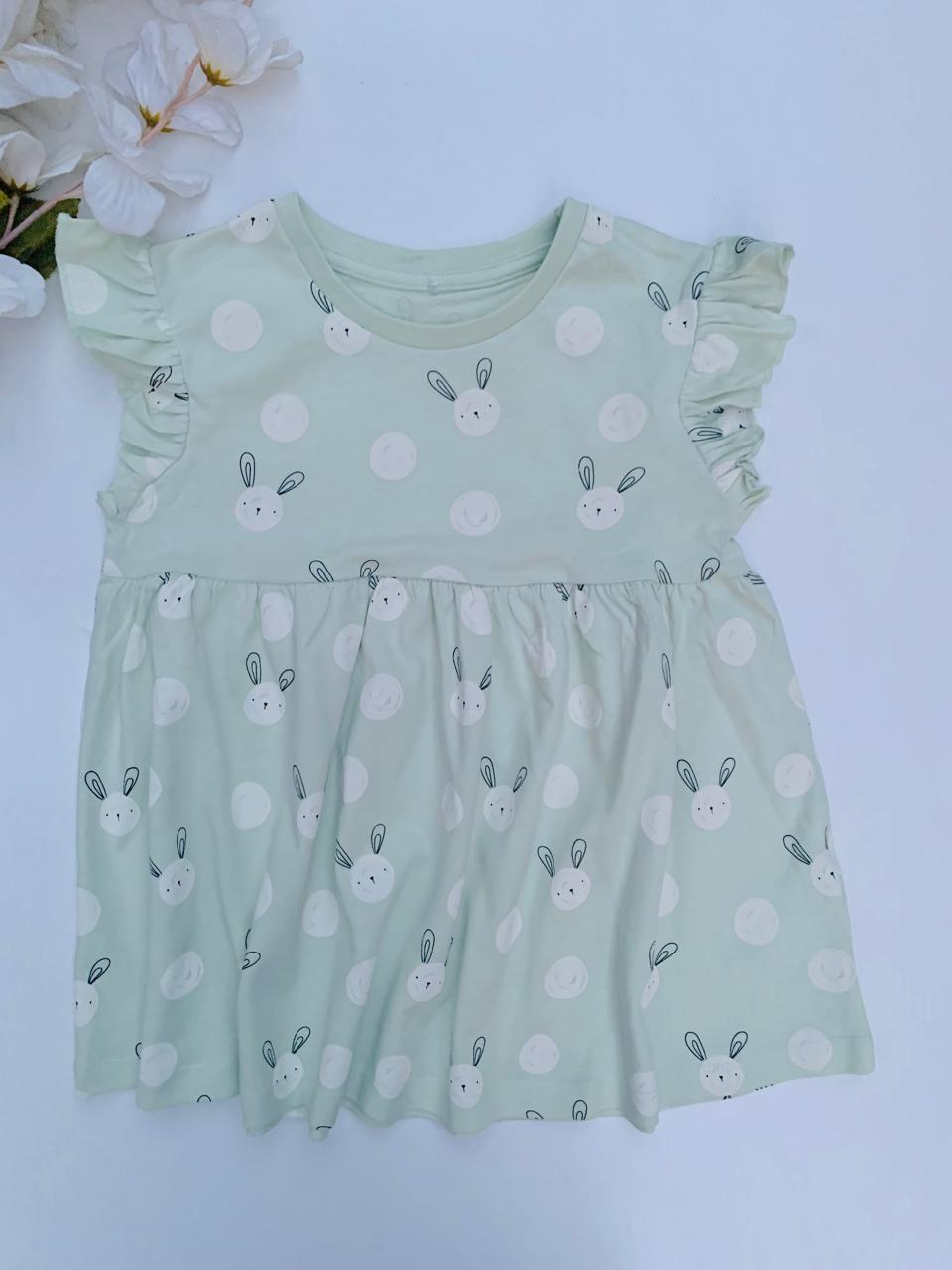 George Bunny Print Frock