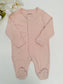 Tu Clothing hearts textured Sleepsuit