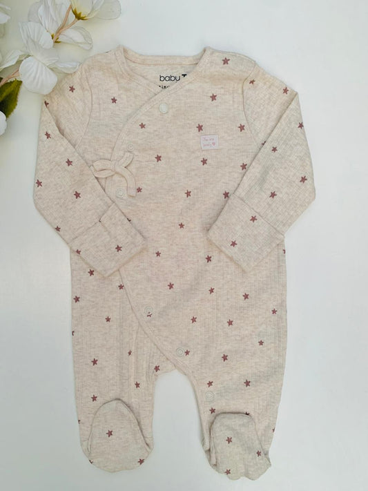 Tu Clothing “you are lovely” side Bow  Sleepsuit