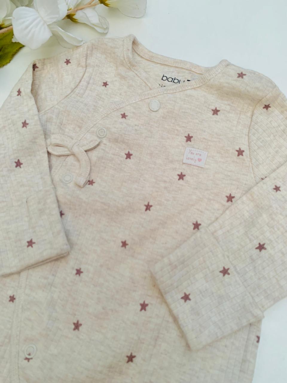 Tu Clothing “you are lovely” side Bow  Sleepsuit