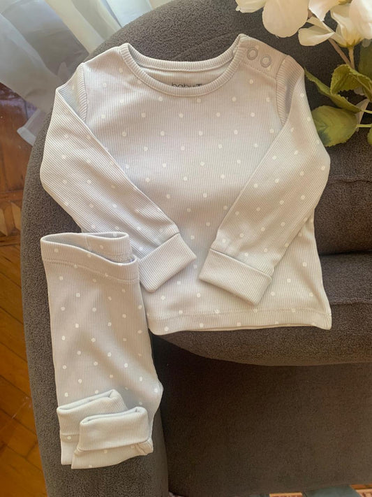 Tu Clothing Dots Print Shirt and Trouser set